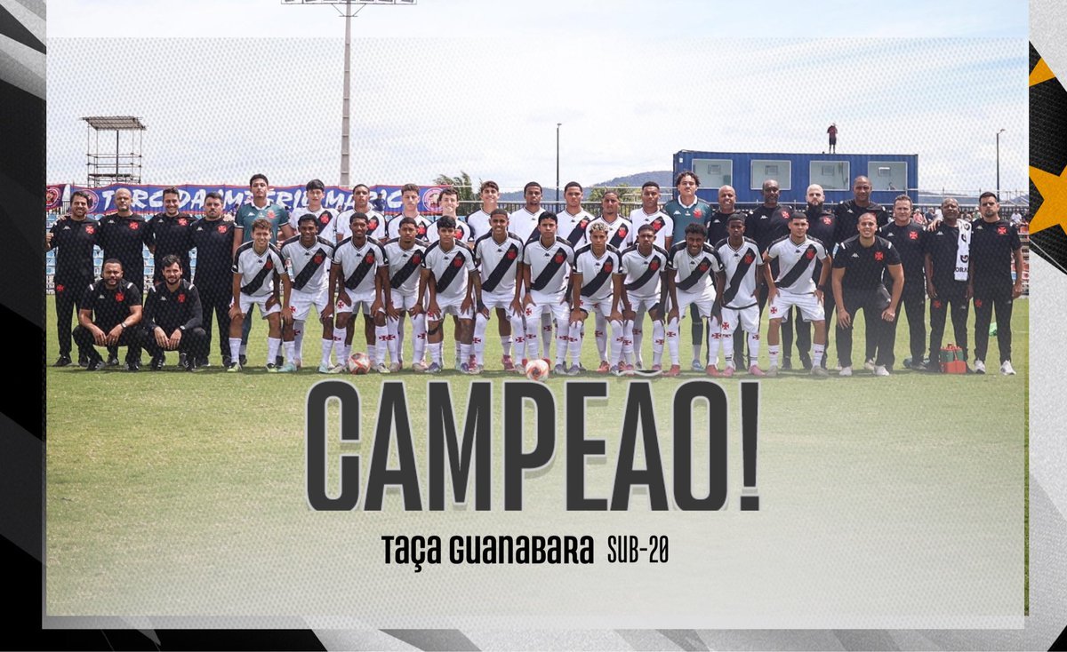 VASCO É TETRACAMPEÃO SUB 20 DA TAÇA GUANABARA