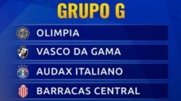 VASCO FICA EM GRUPO SEM ALTITUDE NA SUL-AMERICANA