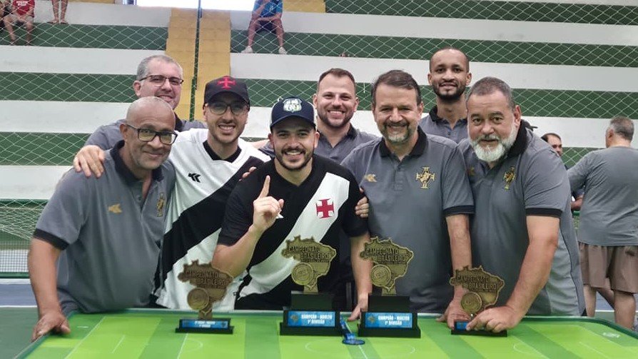 VASCO CONQUISTA TÍTULOS NO FUTEBOL DE MESA