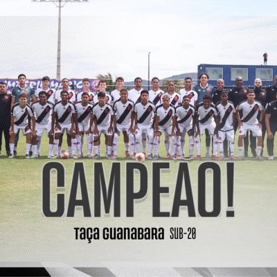 VASCO É TETRACAMPEÃO SUB 20 DA TAÇA GUANABARA